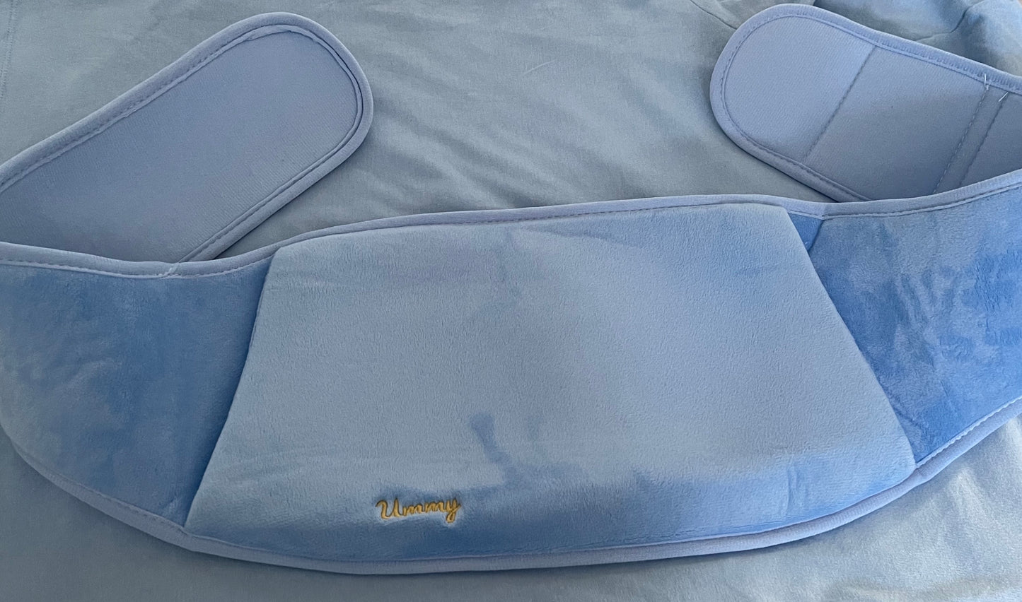 Signature Ummy Blue Electric Hot Water Bottle + Waist Strap (Including Accessories)