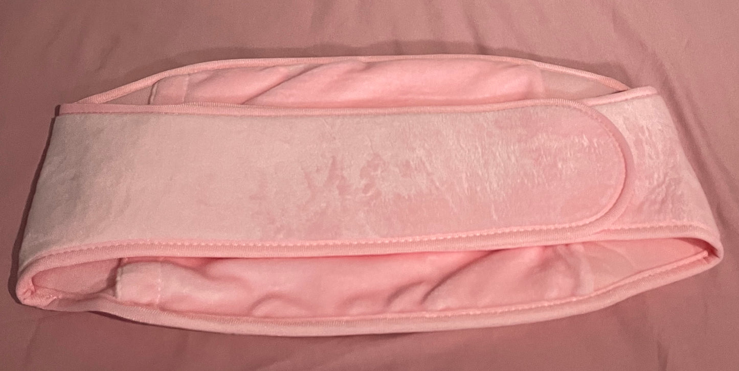 Blush Pink Electric Hot Water Bottle + Waist Strap (Including Accessories)